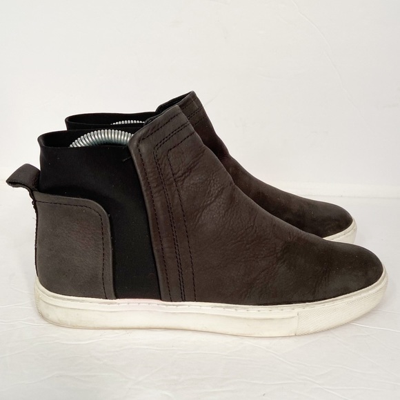 Kenneth Cole Kurt Black Leather‎ Sneaker Size 6.5M - Picture 1 of 9